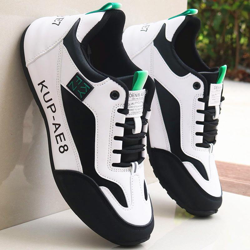 Brand Men's 2025 Waterproof Leather Sneakers - Non-Slip, Versatile Casual Shoes for Spring and Autumn