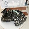 Fashion Soft Leopard Print Commuting Shoulder Bags  Trendy Capacity Hasp Simple Versatile Women's Handbags