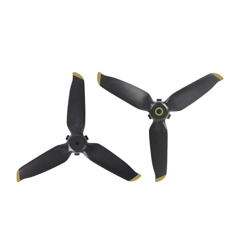 

Pack of 2 Propeller Blades Parts Flight Stability for Racing Drones Replacement Parts золотий