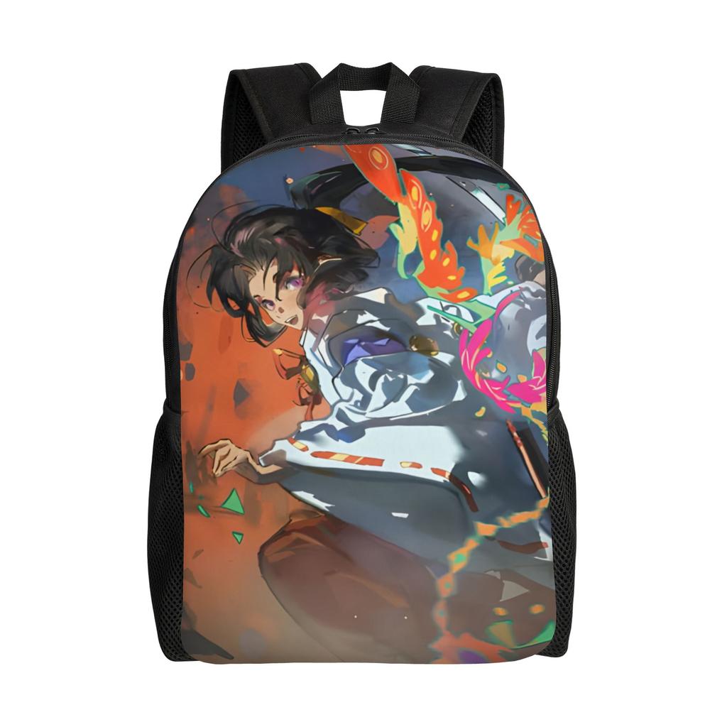 1Piece Fiery Samurai New School Year College Bag The Elusive Samurai Office Staff Backpack
