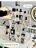Acrylic Tiered Display Rack for Skincare & Makeup Storage