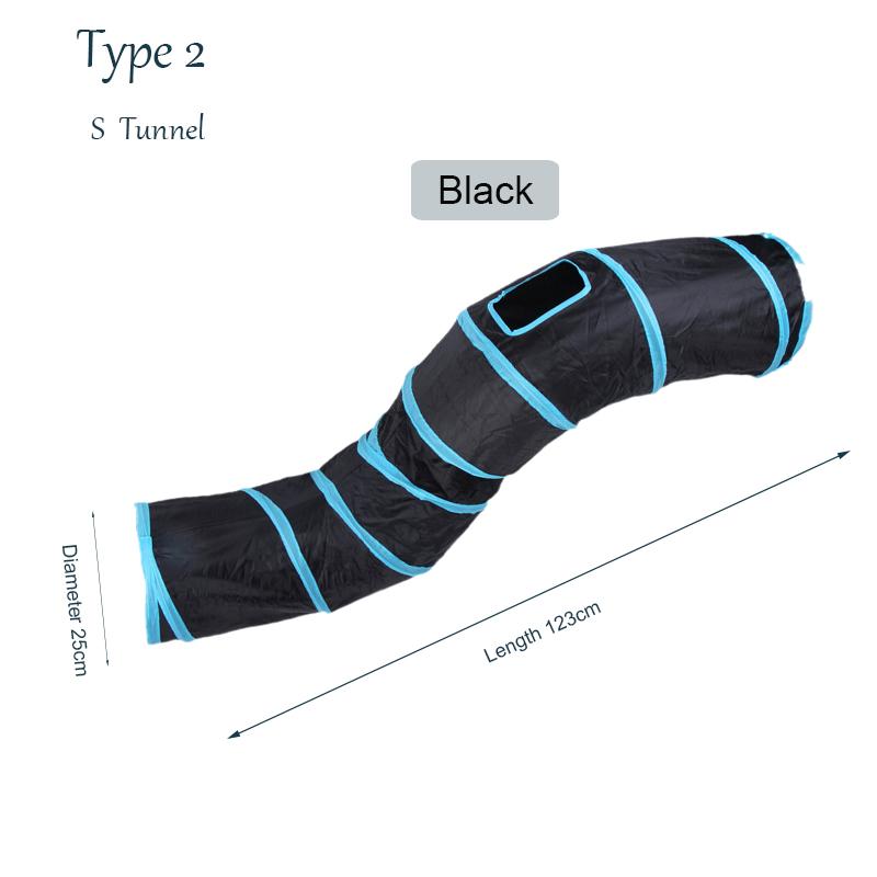 Funny Cat Crawling Tunnel for Cats Gotas Foldable Pet Toys Sphynx Kedi Katten Speelgoed mascotas Accessories I S T X Shape Tube