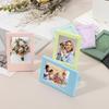 Uxcell 8pcs Mini Picture Frames, 2.4 X 3.6 Inch Rectangular Film Photo Frame, Small Tant Film Photo Frame Holder for Tabletop Picture Display, Black