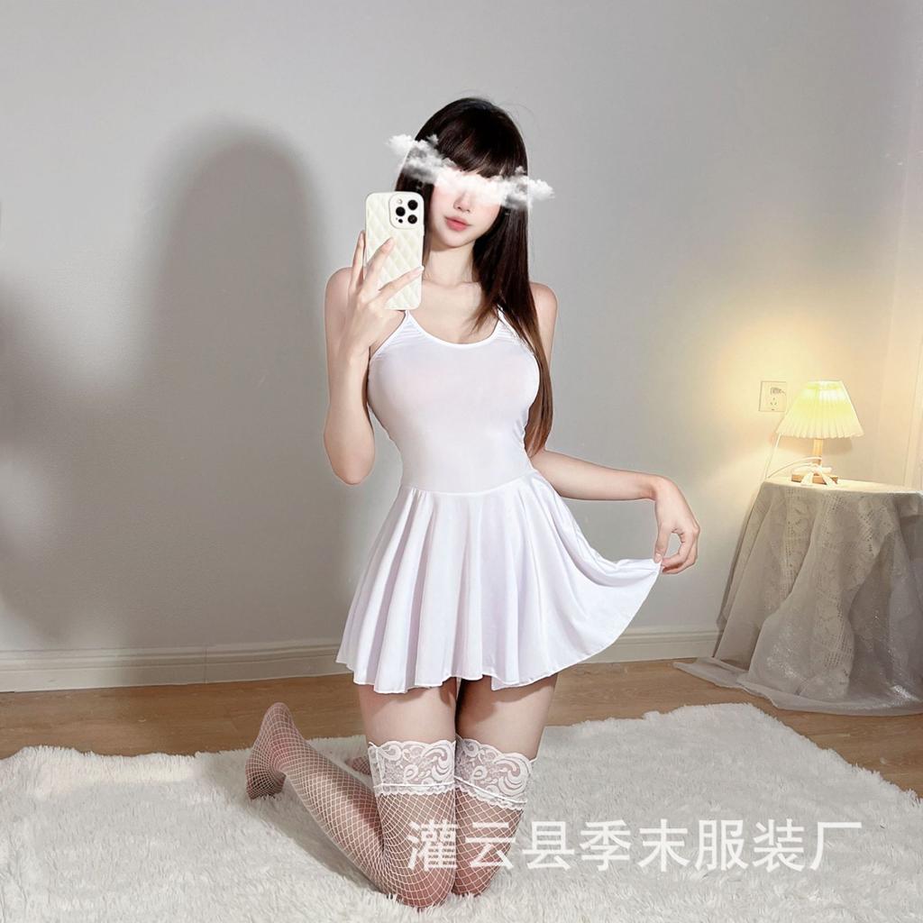 Sex Underwear Pure Desire Suspender Skirt Sexy Perspective Large Size Cute Ladies Backless Seduction Uniform