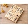 8 Stück Vintage Holzstempel Blumen Gummi Stempel für Kartenherstellung DIY Kunsthandwerk
