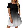 Dresses For Women Short Sleeve O Neck Casual Dresses Waist Maternity Dress With Pockets