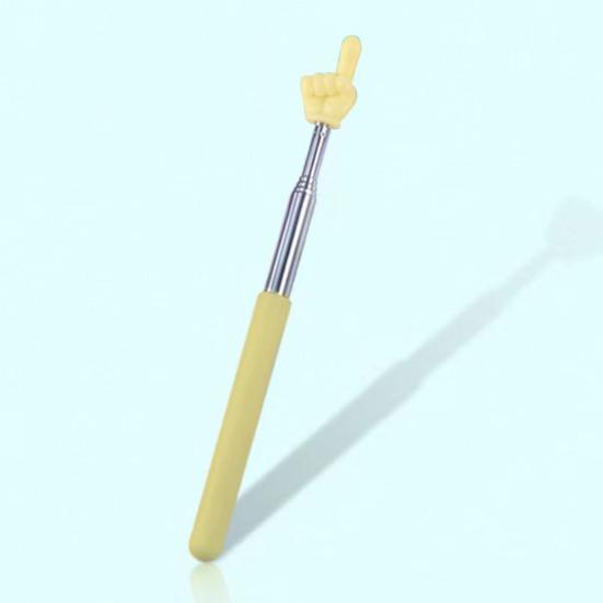 Ukazovateľ pre učiteľa na čítanie z makarónov Zasúvateľný ukazovateľ s nastaviteľnou dĺžkou z nehrdzavejúcej ocele s matnou rukoväťou