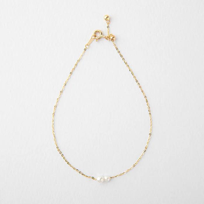 [14K] Mini Freshwater Pearl Bracelet