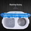 Compact Dual Tub Semi-Automatic Washing Machine for Baby, Rental, or Dorm - Wash & Rinse Two-in-One