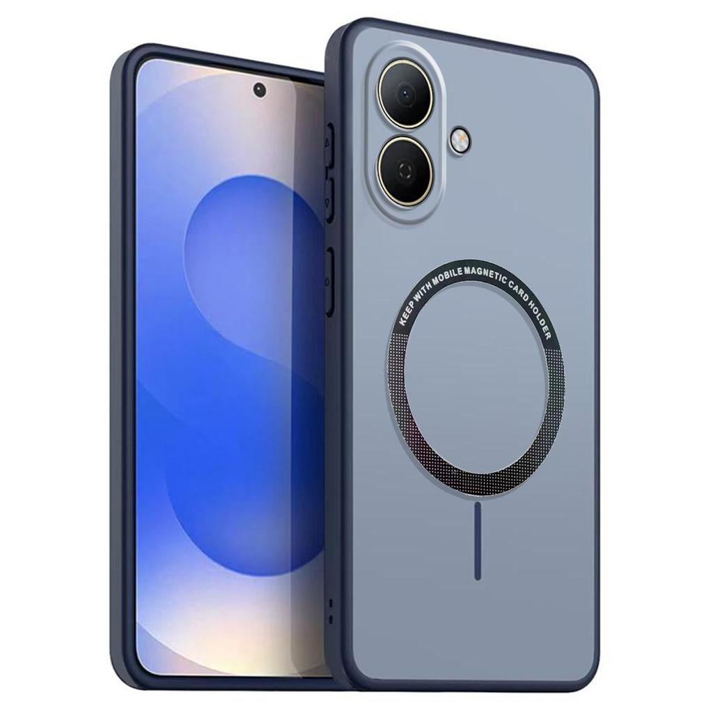 Frosted Semi Clear Magnetic Phone Case for TECNO SPARK Go 2 Soft TPU Cover
