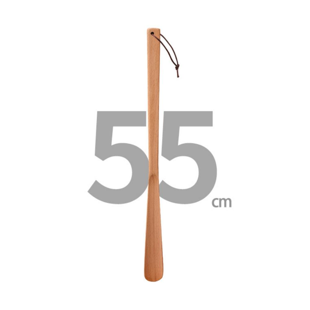 New Wooden Shoe Horn Easy on Off Extra Long Handle Shoehorn Portable Hanging Put on Shoes Tools Home Accessories
