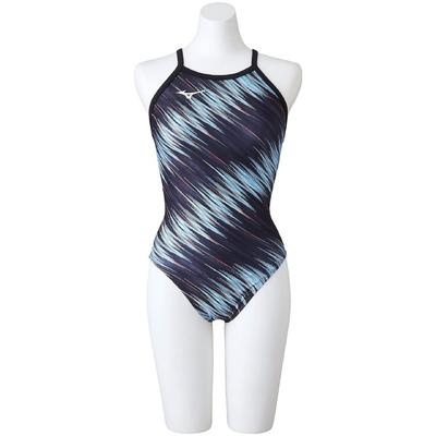 Medium Size Size for Competitive and Training Swims Women's Exersuit, Cut, N2MAA271, XS, Black/Turquoise, 92,