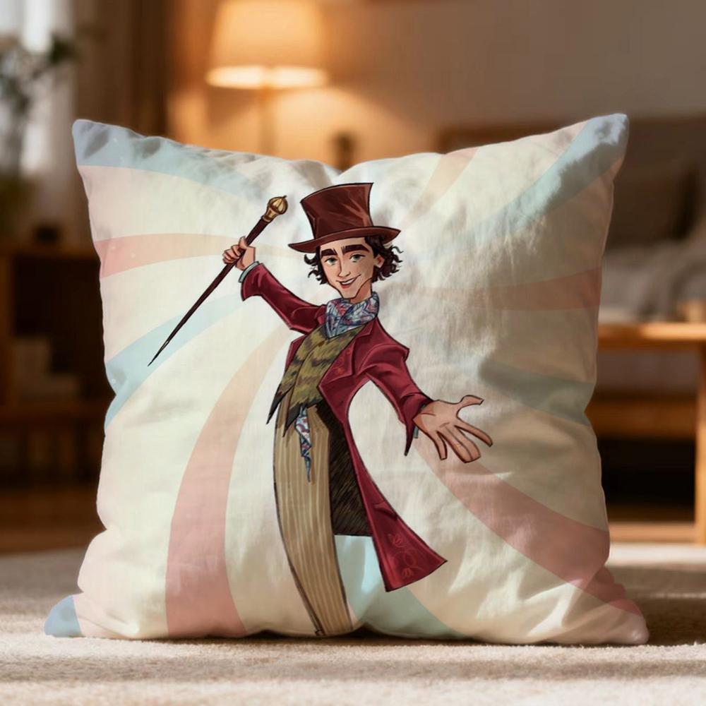 Hot WWonkaed Cushion Cover Soft Washable Pillow Case Multi-Scene for Couch Bed Travel Office Use