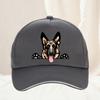 Smiling GerUnisex Shepherd Cartoon Baseball Cap Spring And Summer Snapback Hat Casual Outdoor Streetwear Sports Hat