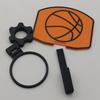 Wall-Mounted Basketball Hoop Miniature 3D Printed Plastic Basketball System Suitable Waste Disposal Hoop Model