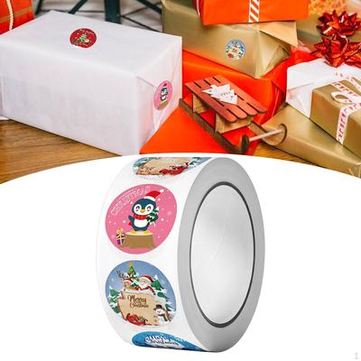 Weihnachten Aufkleber Rolle Umschlag Party Supplies Urlaub Aufkleber, Weihnachten Label Tag Dichtung für