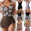 Costume da bagno intero bikini gonna sexy slim da donna stampato europeo e americano