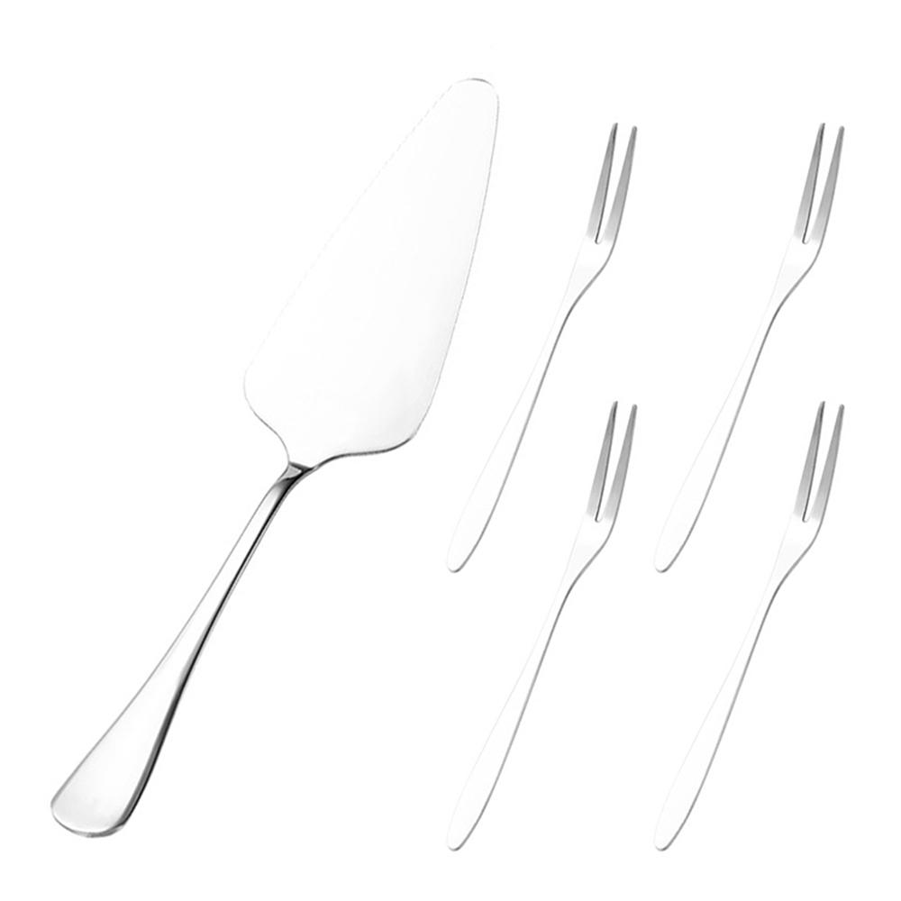 Stainless Steel Cake Spatula With Teeth Triangular Spatula Cake Cutlery Pizza Knife Baking Tool