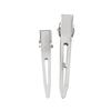 New Professional Double Prong Hair Clip Salon Setting Hairdressing Style Fixed Hair Clip Stainless Steel Makeup Clip