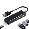 RJ45 Type-C to USB Network Card Converter, USB2.0 HUB, Driver-Free 100Mbps Wired Network Adapter