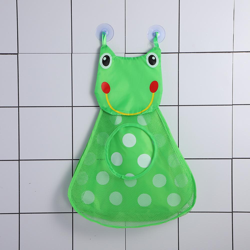 Children's Bathroom Toy and Sundry Storage Mesh Bag with Suction Cups