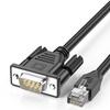 50cm to 300cm RJ45 to DB9 Serial Port Adapter Cord 8P8C Male to DB9 RS232 Male/Female Interfaces Extension Wire Line