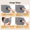 Electric Heating Eye Mask Warm Compress Eye Massage Device Smart Timing Cordless Heated Eye Mask For Dry Eyes Sleeping Shade
