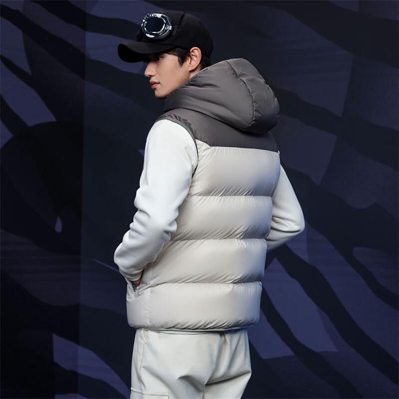Tanbor Men's Fashion Sporty Short Down Vest TA235009