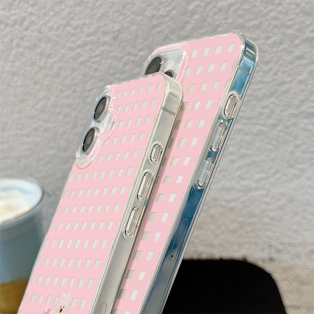 Painted Phone Case for iPhone 12 13 15 16 iPhone 16 12 13 14 15 Pro  14 15 16 Pro Max Coverage Shockproof Anti-Fingerprint Fresh Style Protective Case