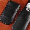 Scratch-Resistant PU Leather Watch Storage Case with Flip Cover for Quartz Wristwatches