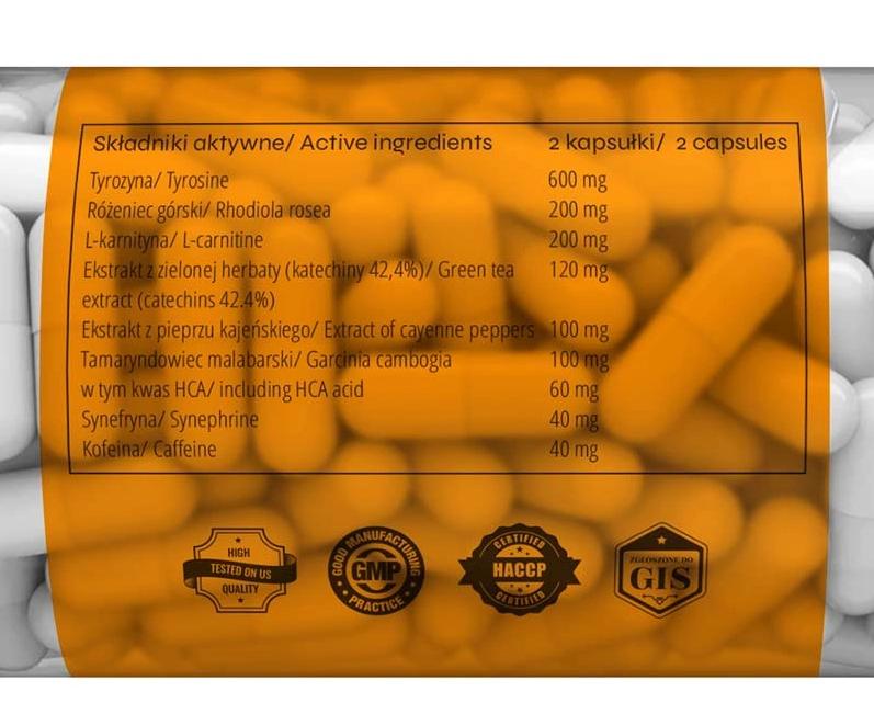 Burn Cutting Thermo 60 Capsules Fat Burner