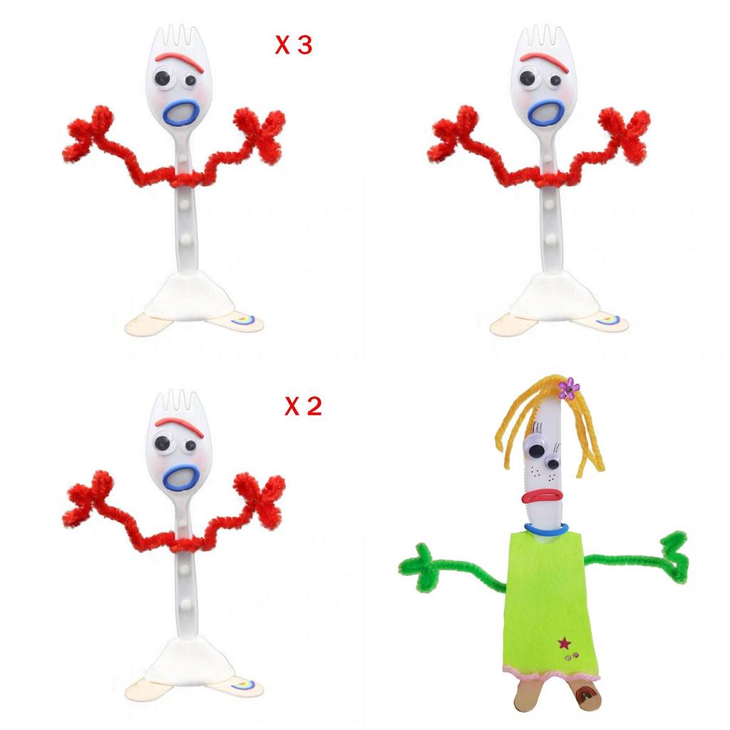 Toy Story 4 Δημιουργικότητα Φτιάξτε τον Δικό σας Forky και Μαχαίρι DIY Κιτ Για Ατελείωτη Διασκέδαση