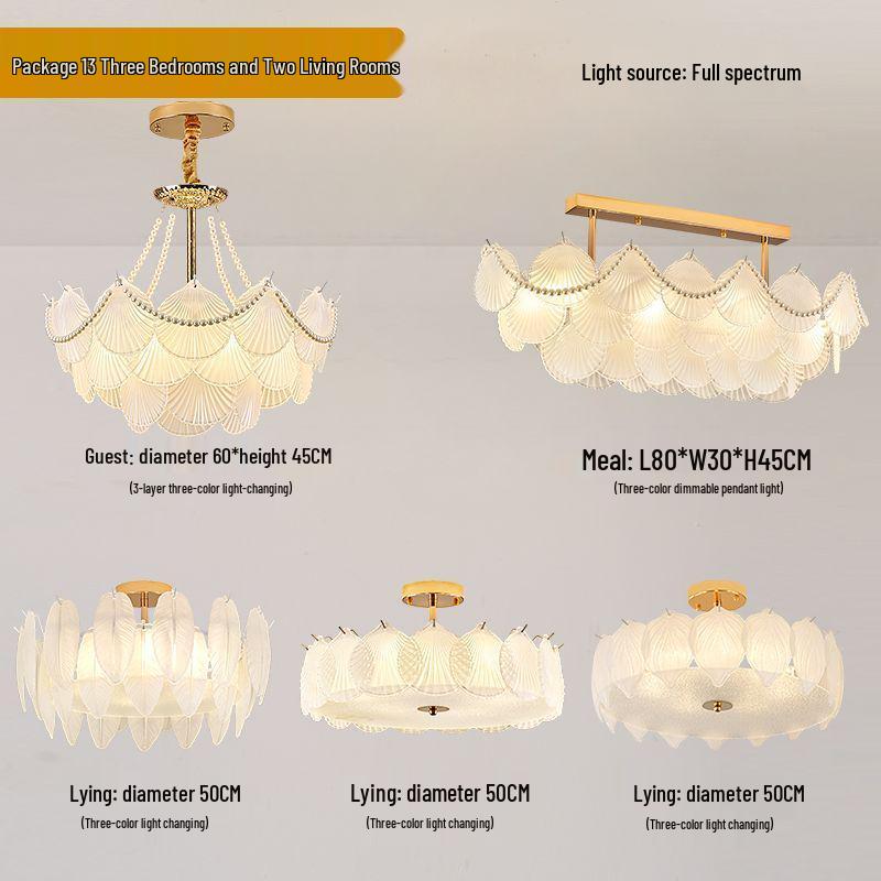 Modern French Crystal Pearl Chandelier for Living Room and Dining Room