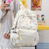 Cartoon Print Backpack Student Schoolbag Women's Lightweight Backpack