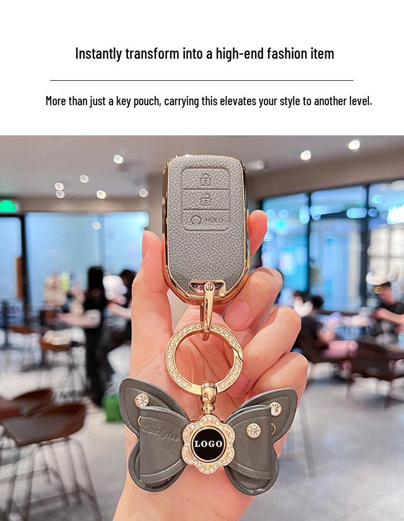 BT Car Key Case for 10th Gen CRV, Civic, Accord, Avancier, URV, Inspire, Haoying, and Lingpai