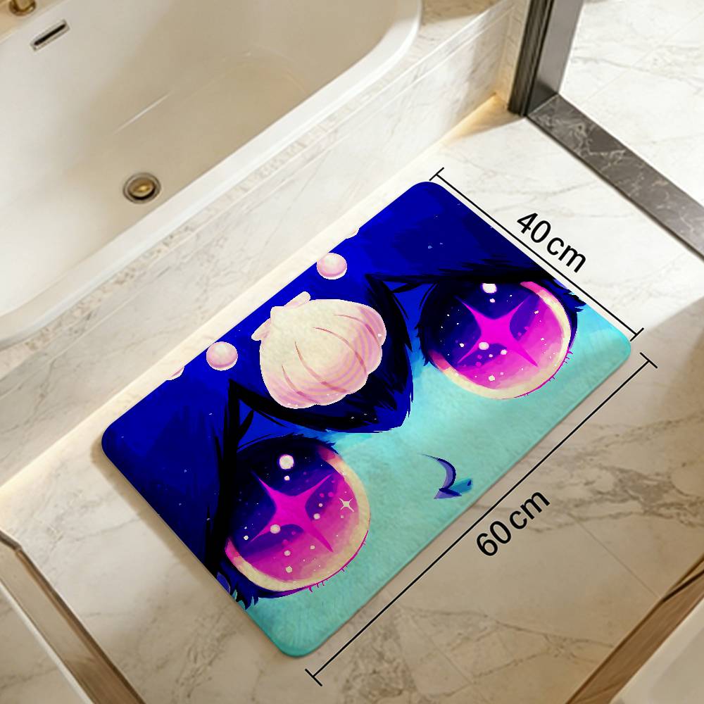 Anime Omori Bathroom Mat Kids Room Bedroom Decoration Balcony Anti-Slip Doormat Living Room Welcome Rug