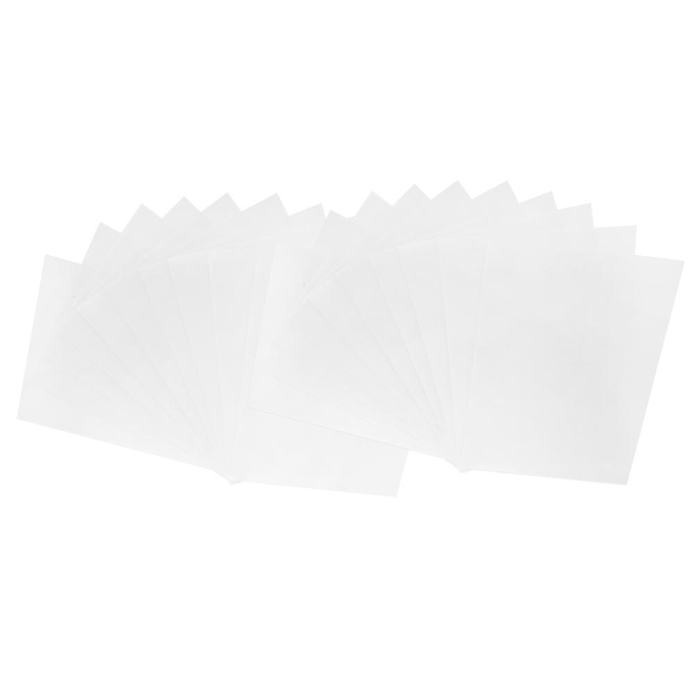 20Pcs Shrink Film Semitransparent Frosted Heat Shrinkable HandPainted  Sheet 0.2mm 2029#