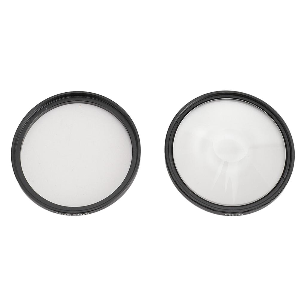 55mm Prisme Linse Tunnelsyn Forvrengt Virvelstrøm Virvel Prisme Vri Uskarphetseffekt Filter Kameraeffekt