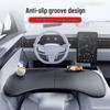 Multifunctional Car Interior Stand: Folding Dining Table & Computer Desk for Front Console.