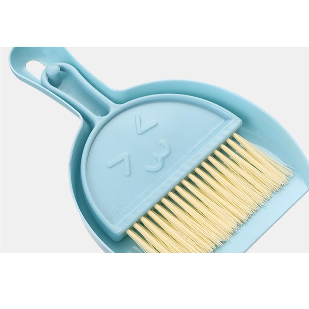 Desktop Broom Dustpan Kit Efficient Cleansing Dirts Removal Keyboard Cleaner Set for Computer Desk