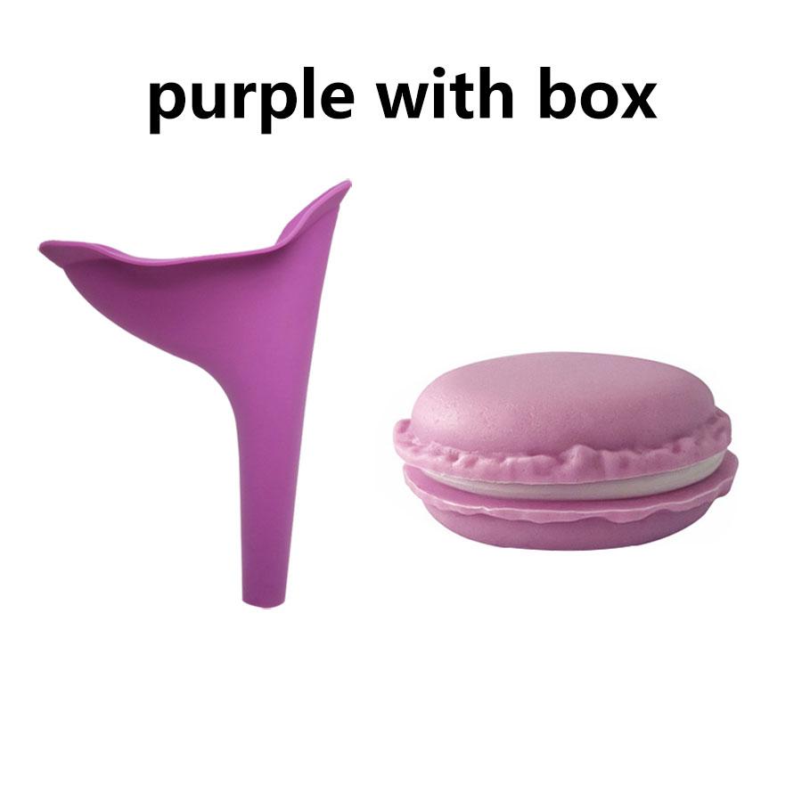 

Female Soft Urinal with Storage Box Outdoors Travel Camping Stand Funnel Urinal Woman Portable Urination Device JXB