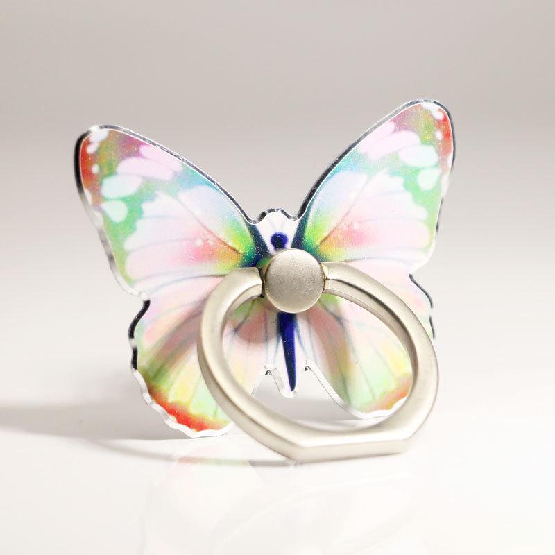 Butterfly Cartoon Ring Buckle Phone Stand - Cute & Creative for Women