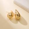 European and American Cross-border Jewelry Fashion, Light Luxury, Irregular Earrings, Personalized Trend, Water Droplet Earrings