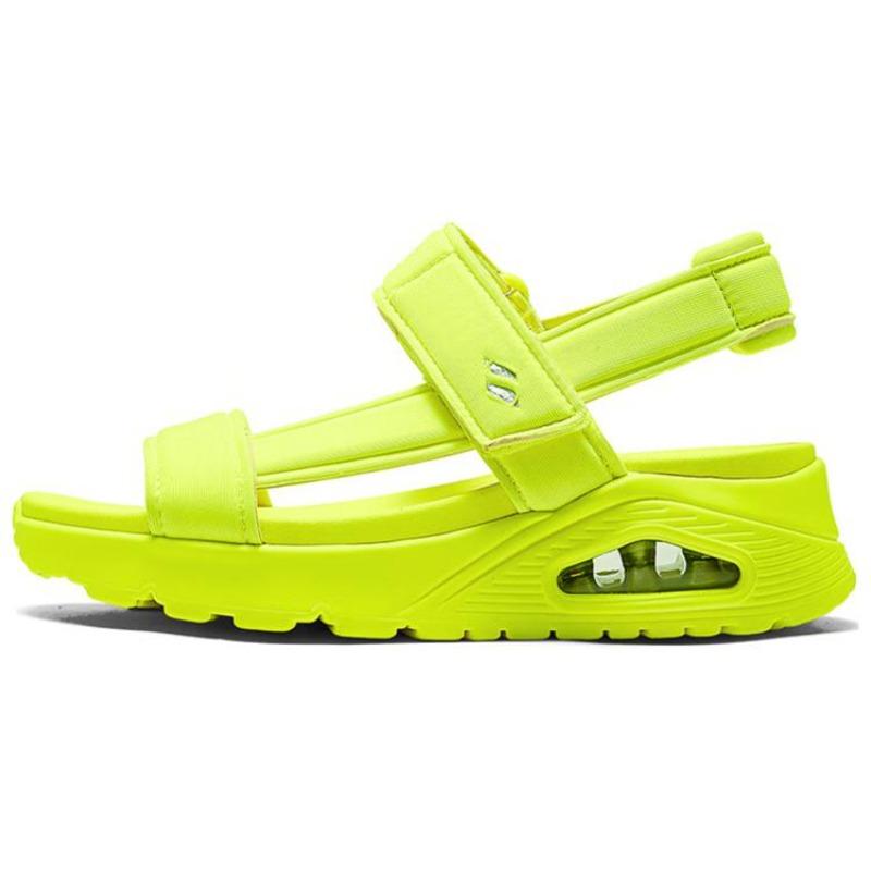 Skechers Women Breathable Slip Resistant Beach Sandals Fluorescent Yellow 119814-NYEL 35