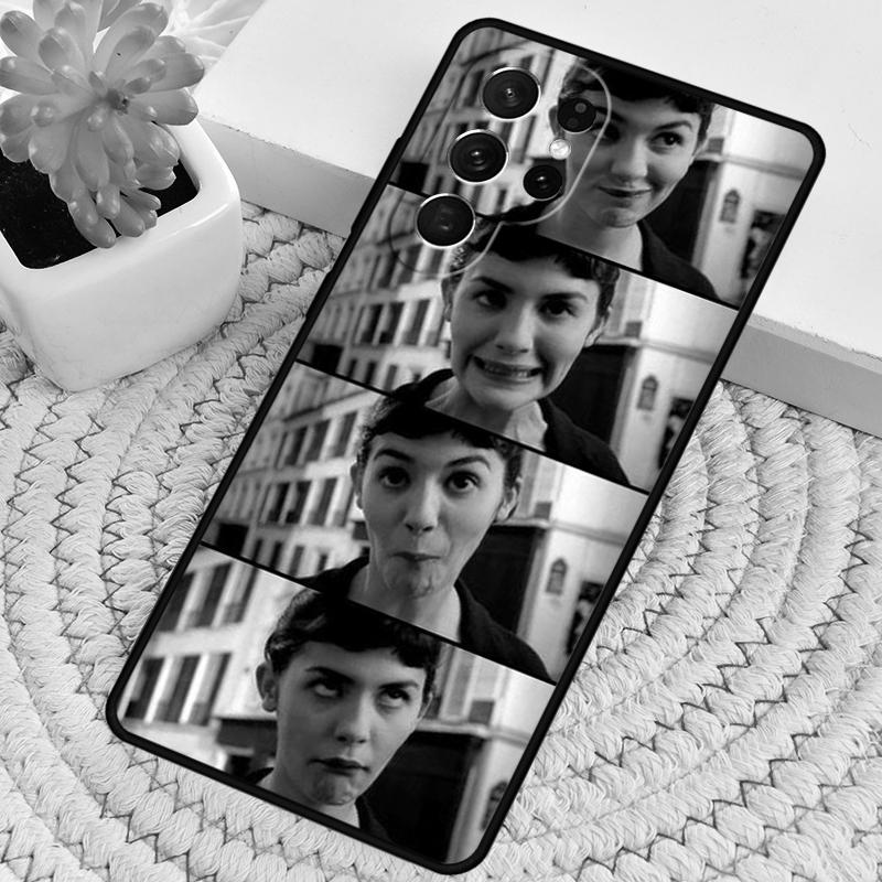 Amelie Poster Classic France Movie Phone Case for Samsung Galaxy note 10 pro S26 Ultra S23 S24 FE S25 S21 S22 PLUS Cove