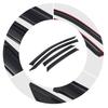 Fit 2019-23 Volkswagen Jetta Rain Deflectors, 4pcs Set Dark Smoke Tint, Easy-Install Window Visors for Enhanced Driving Comfort