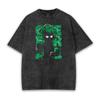 My Hero Academia Anime Izuku Midoriya Graphic T-shirt Vintage Washed Oversized T Shirt Men Women Clothes Polyester Short Sleeve Tee