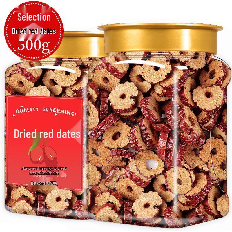 Premium Crispy Seedless Red Date Slices