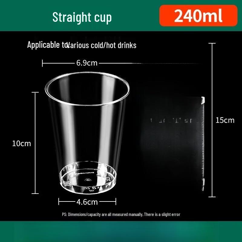 Yuzhuxun Disposable Transparent Plastic Cups