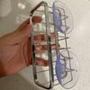 1 Set Sponge Rack Powerful Suction Cup Lightweight Kitchen Sink Sponge Brush Drainable Rack for Home Kitchen